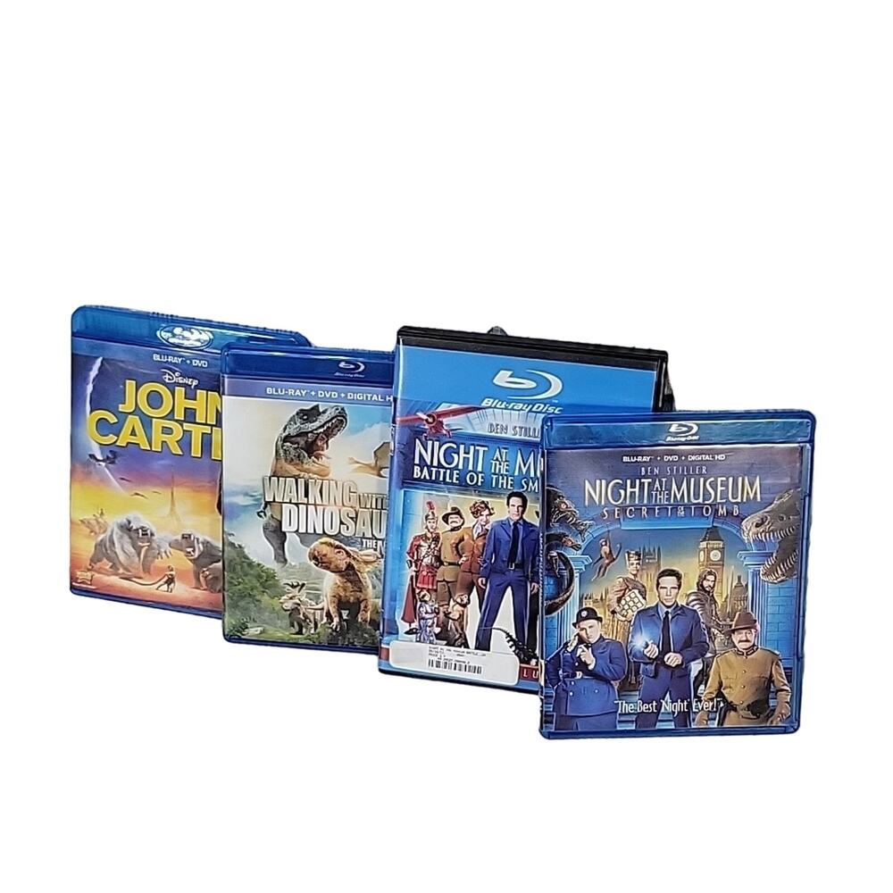 Set of 4 Blu-Ray Movies, Family Movies, Disney, Misc.